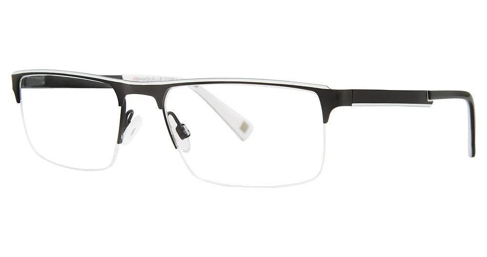 Shaquille O'Neal SO179M Eyeglasses - Blk/white - view 2
